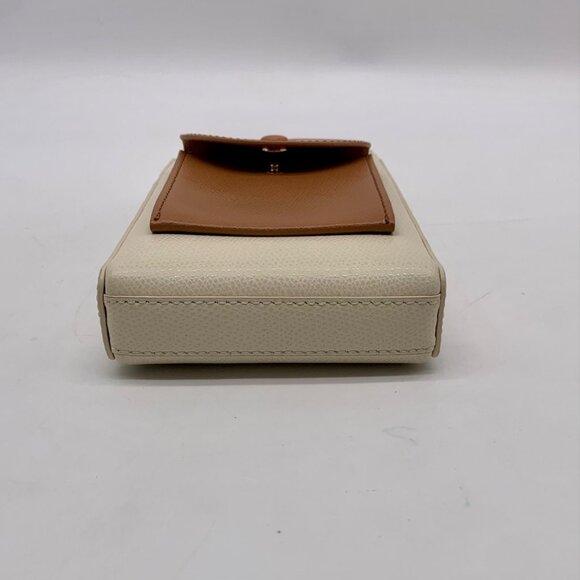 Cafune Camber Cream and Camel Italian Leather Sling - Picture 5 of 12